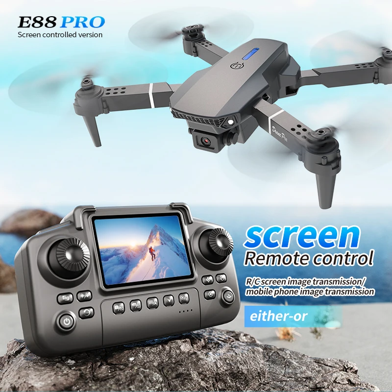 Drone professionnel E88 PRO av - Drone Racing Camera avis et prix