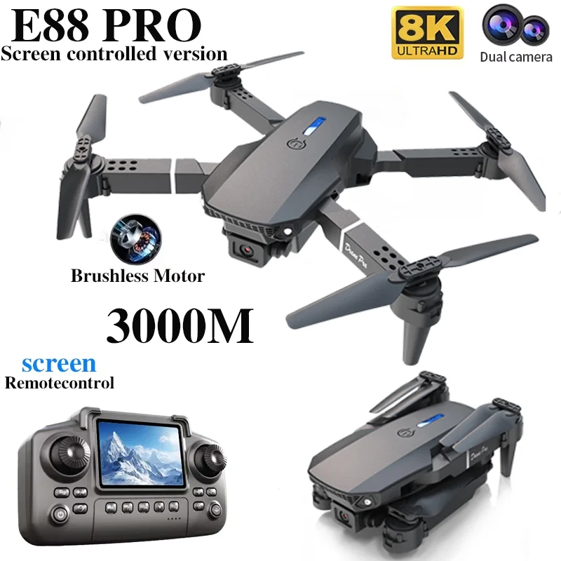 Drone professionnel E88 PRO av - Drone Racing Camera avis et prix