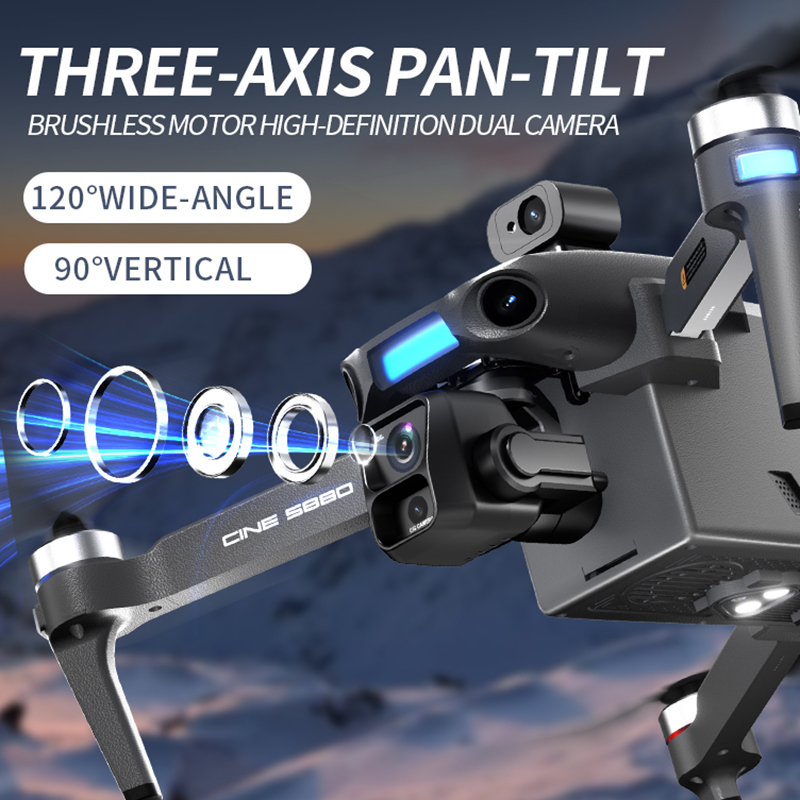 Nouveau drone 8K à double camé - Drone Racing Camera avis et prix